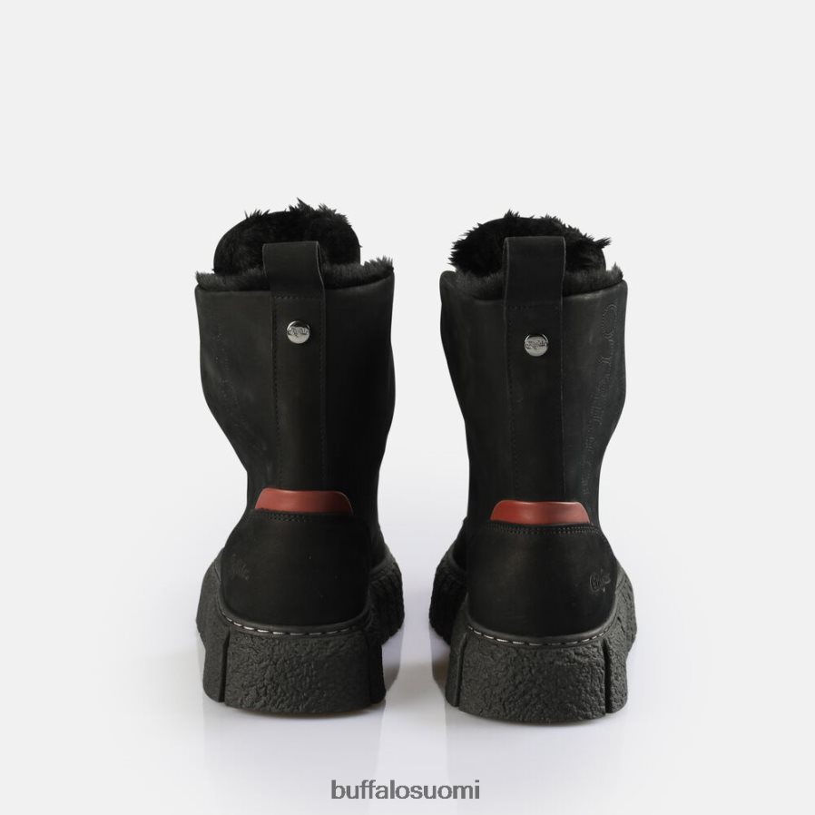 rampa lace up hei lämmin nilkkurit DZ48H4464 musta Buffalo |saappaat