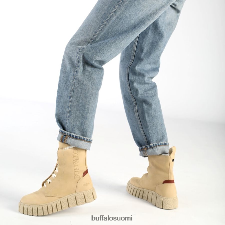 rampa lace up hei lämmin nilkkurit DZ48H4466 kerma Buffalo |saappaat