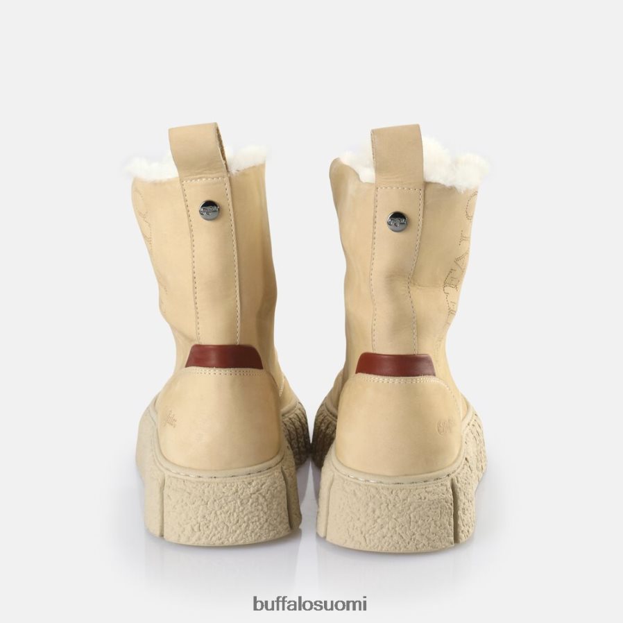 rampa lace up hei lämmin nilkkurit DZ48H4466 kerma Buffalo |saappaat