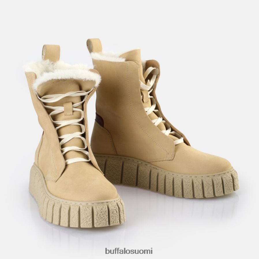 rampa lace up hei lämmin nilkkurit DZ48H4466 kerma Buffalo |saappaat