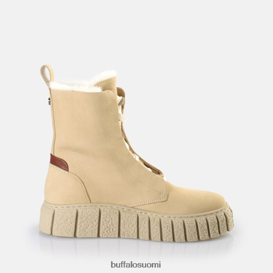 rampa lace up hei lämmin nilkkurit DZ48H4466 kerma Buffalo |saappaat