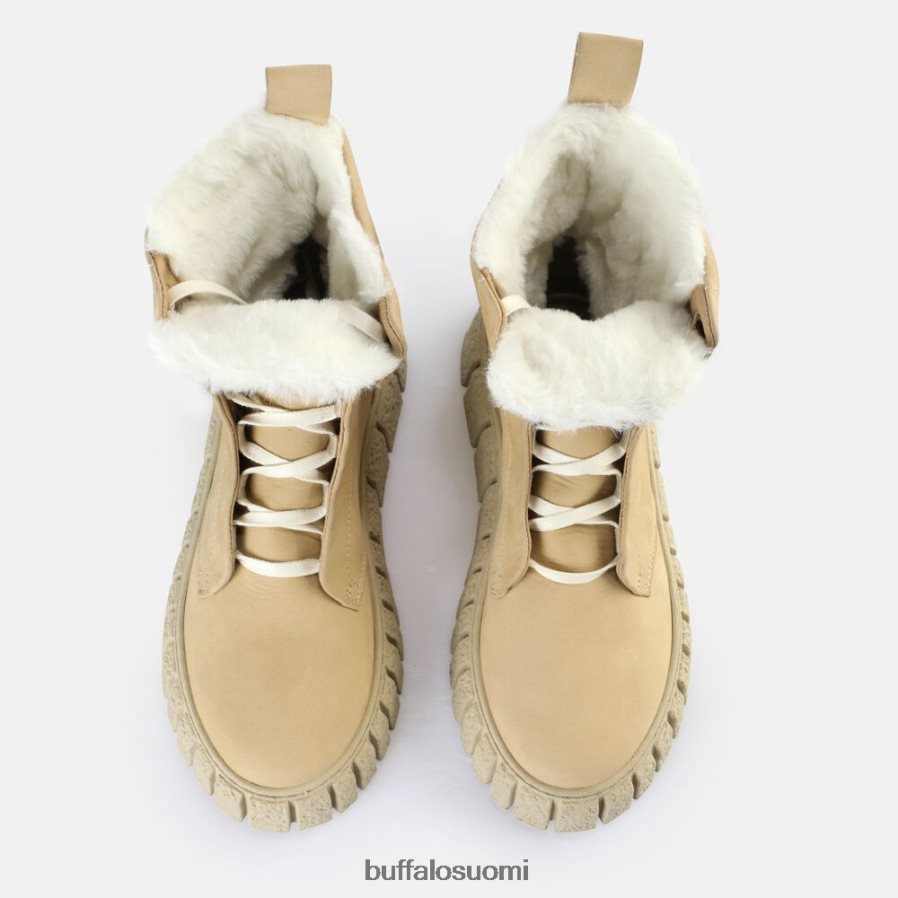 rampa lace up hei lämmin nilkkurit DZ48H4466 kerma Buffalo |saappaat