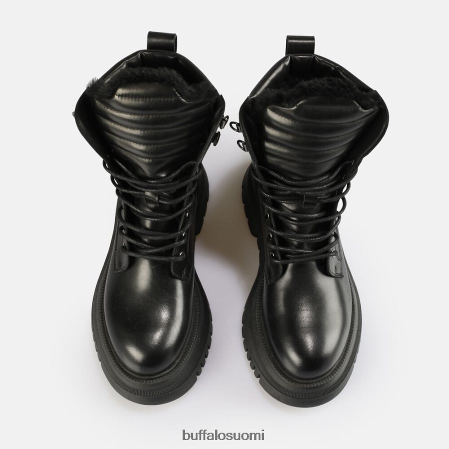 sävy laceup hei lämmin nilkkasaappas DZ48H4508 musta Buffalo |saappaat