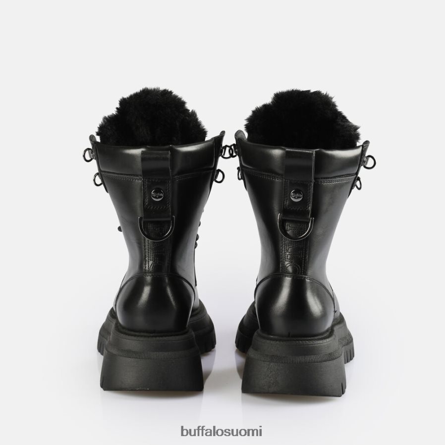 sävy laceup hei lämmin nilkkasaappas DZ48H4508 musta Buffalo |saappaat