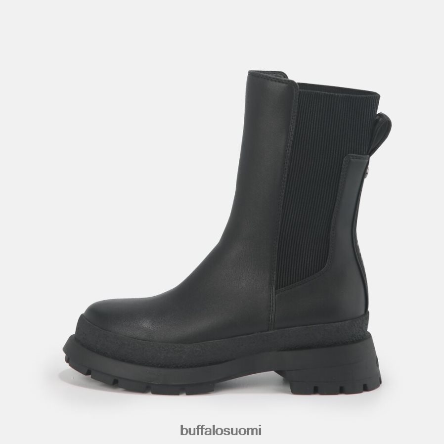 shari bootie flat vegaani DZ48H4639 musta Buffalo |saappaat