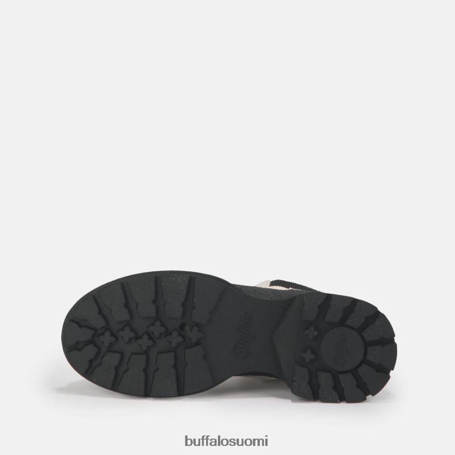 simona bootie flat vegaani DZ48H4458 kerma krokotiilin näköisenä Buffalo |saappaat