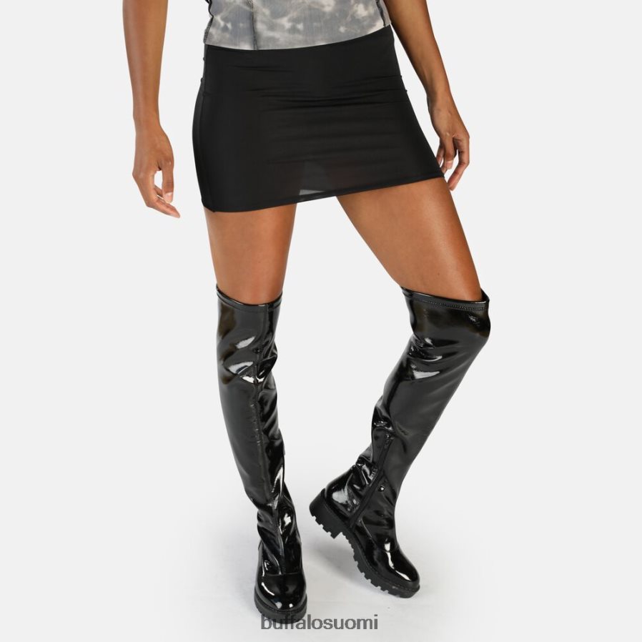 myrna overknee boot vegaani DZ48H4511 musta Buffalo |saappaat