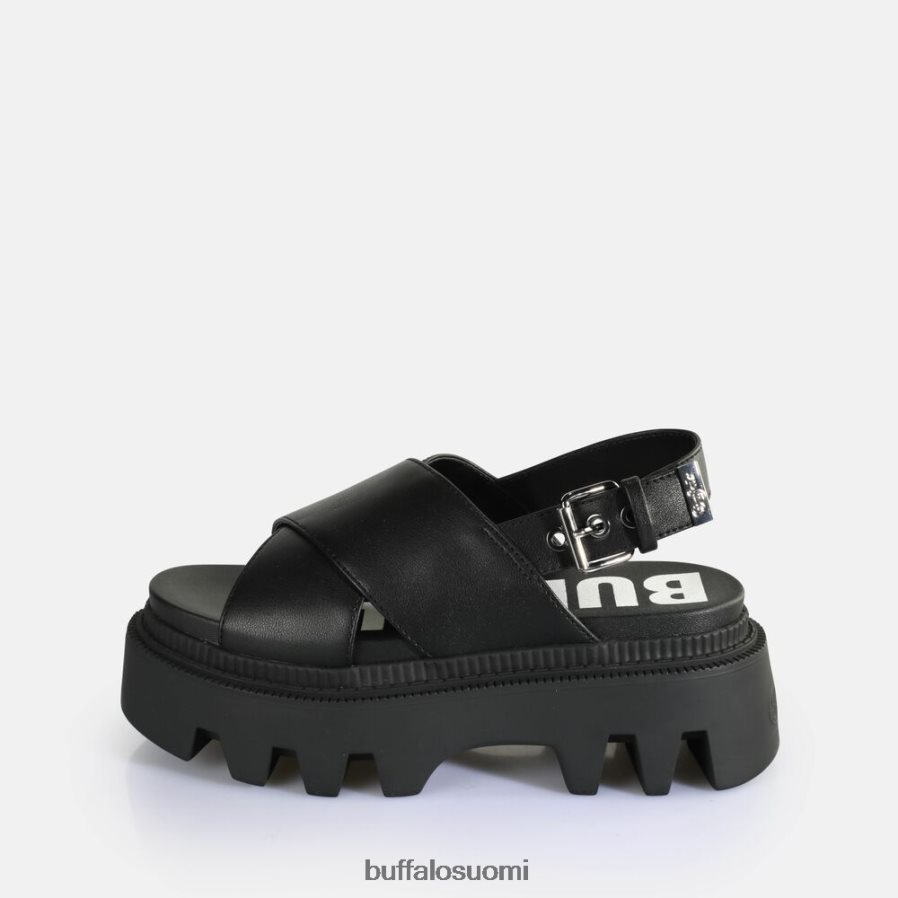 flora cross platform sandaalit vegaani DZ48H4164 musta Buffalo |sandaalit