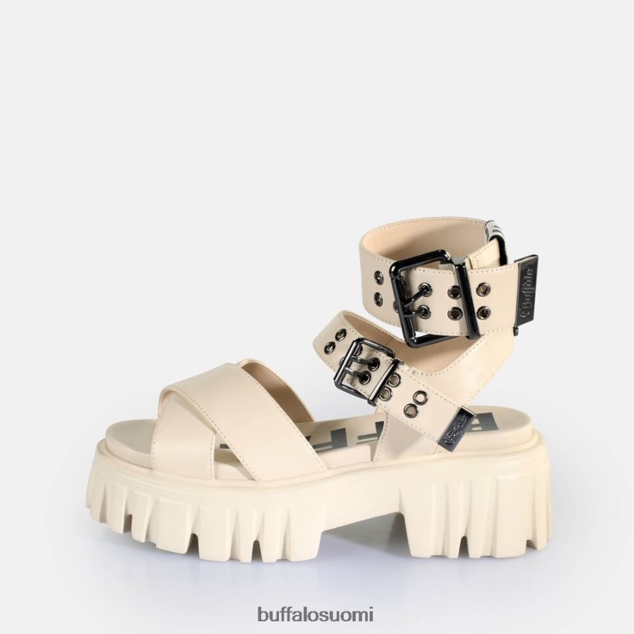 lion choker platform sandaalit vegaani DZ48H4182 kerma Buffalo |sandaalit