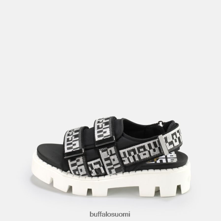 raven tec slide vegaani DZ48H4640 musta Buffalo |sandaalit