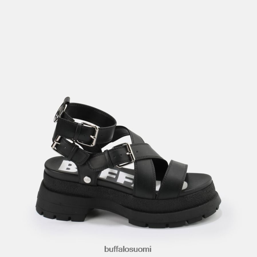 rude up platform sandaali vegaani DZ48H4764 musta Buffalo |sandaalit