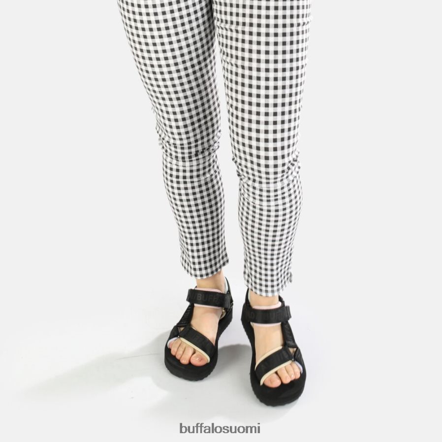 sage track platform sandaalit vegaaninen DZ48H4741 musta/multi Buffalo |sandaalit