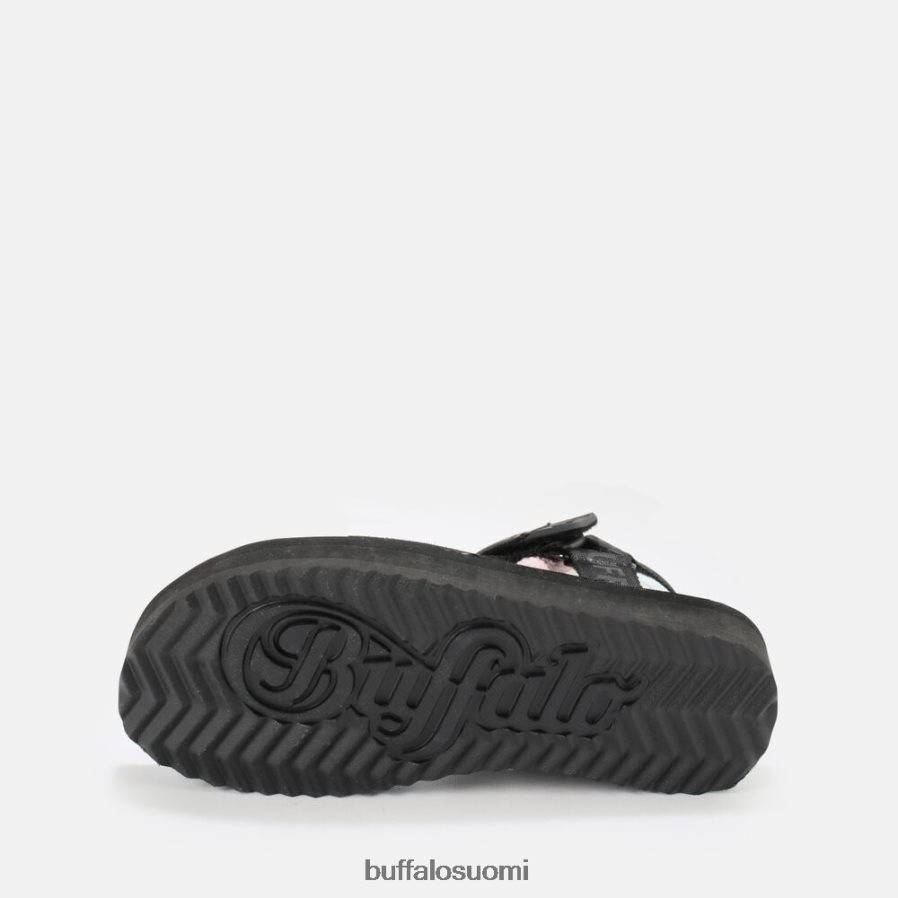 sage track platform sandaalit vegaaninen DZ48H4741 musta/multi Buffalo |sandaalit