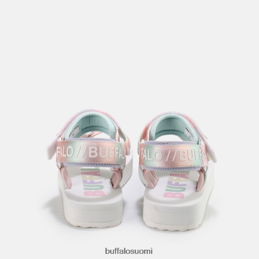 sage track platform sandaalit vegaaninen DZ48H4852 valkoinen/multi Buffalo |sandaalit