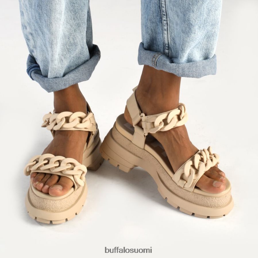töykeät ketjusandaalit vegaaniset DZ48H429 kerma Buffalo |sandaalit