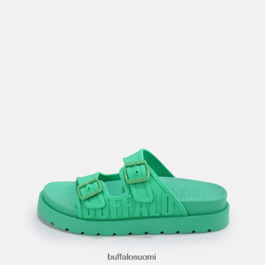 eve sol platform sandaalit vegaani DZ48H4460 vihreä Buffalo |diat