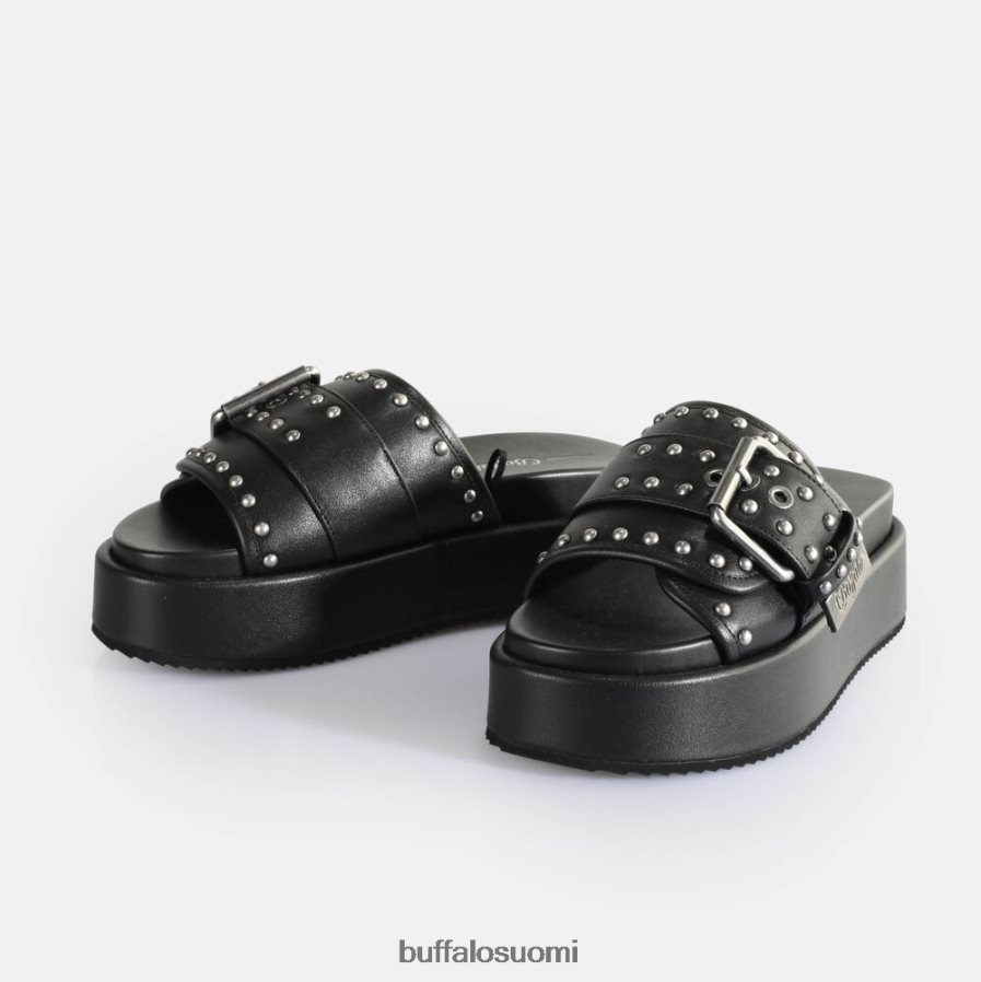 noa rock slide platform sandaalit vegaani DZ48H4156 musta Buffalo |diat