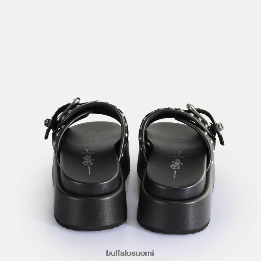 noa rock slide platform sandaalit vegaani DZ48H4156 musta Buffalo |diat