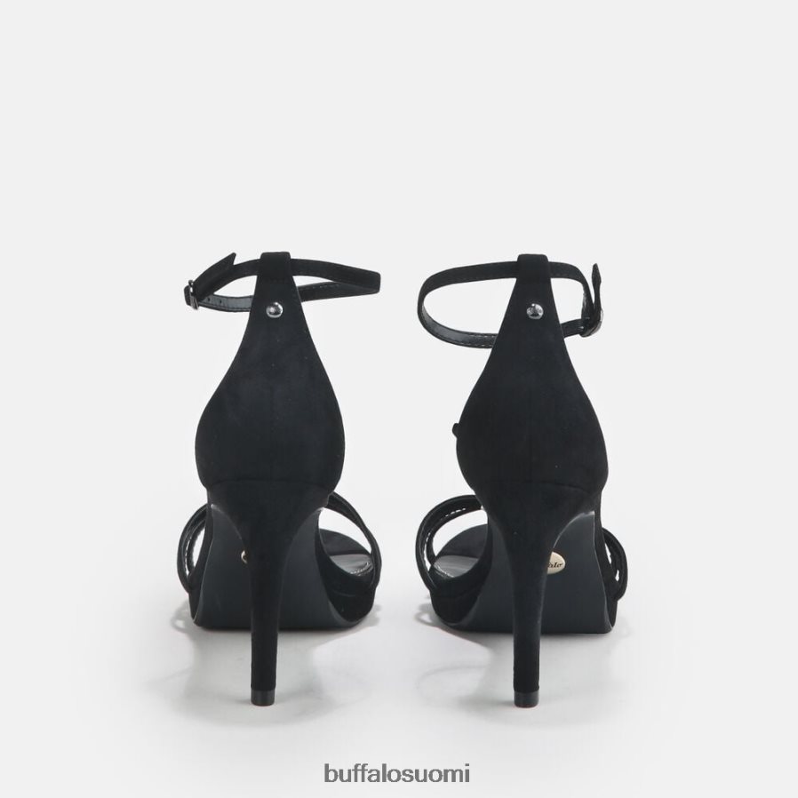 Melissa 2-korkoiset sandaalit, vegaani DZ48H4216 musta Buffalo |sandaalit