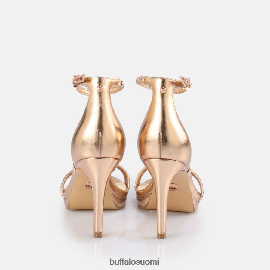 Monroe 2-korkoiset sandaalit, vegaani DZ48H4227 kupari Buffalo |sandaalit