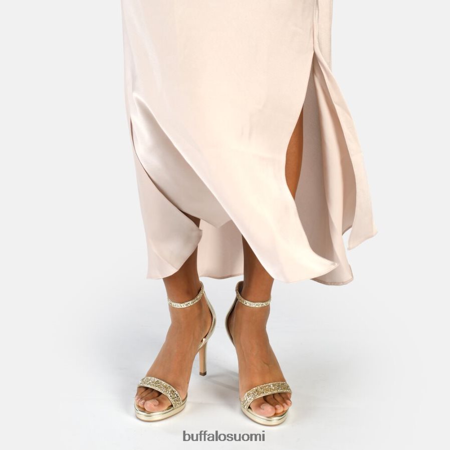 Monroe 2-korkoiset sandaalit, vegaani DZ48H4228 kulta Buffalo |sandaalit