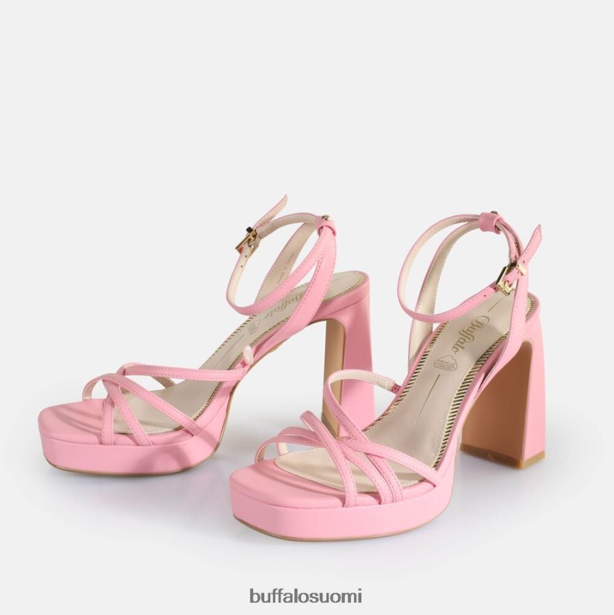 cherry Cage -korkokengät vegaaniset sandaalit DZ48H4312 vaaleanpunainen Buffalo |sandaalit