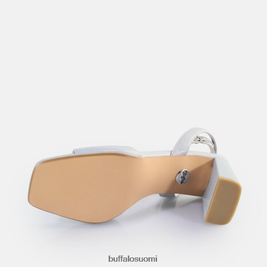 huhtikuu siistikorkoiset sandaalit vegaaniset DZ48H4246 helmi vaaleansininen Buffalo |sandaalit