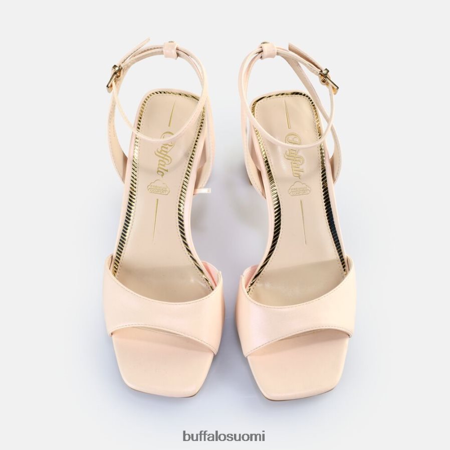 huhtikuu siistikorkoiset sandaalit vegaaniset DZ48H4247 helmi vaalea ruusu Buffalo |sandaalit