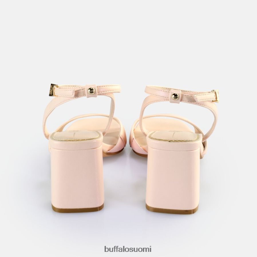 huhtikuu siistikorkoiset sandaalit vegaaniset DZ48H4247 helmi vaalea ruusu Buffalo |sandaalit