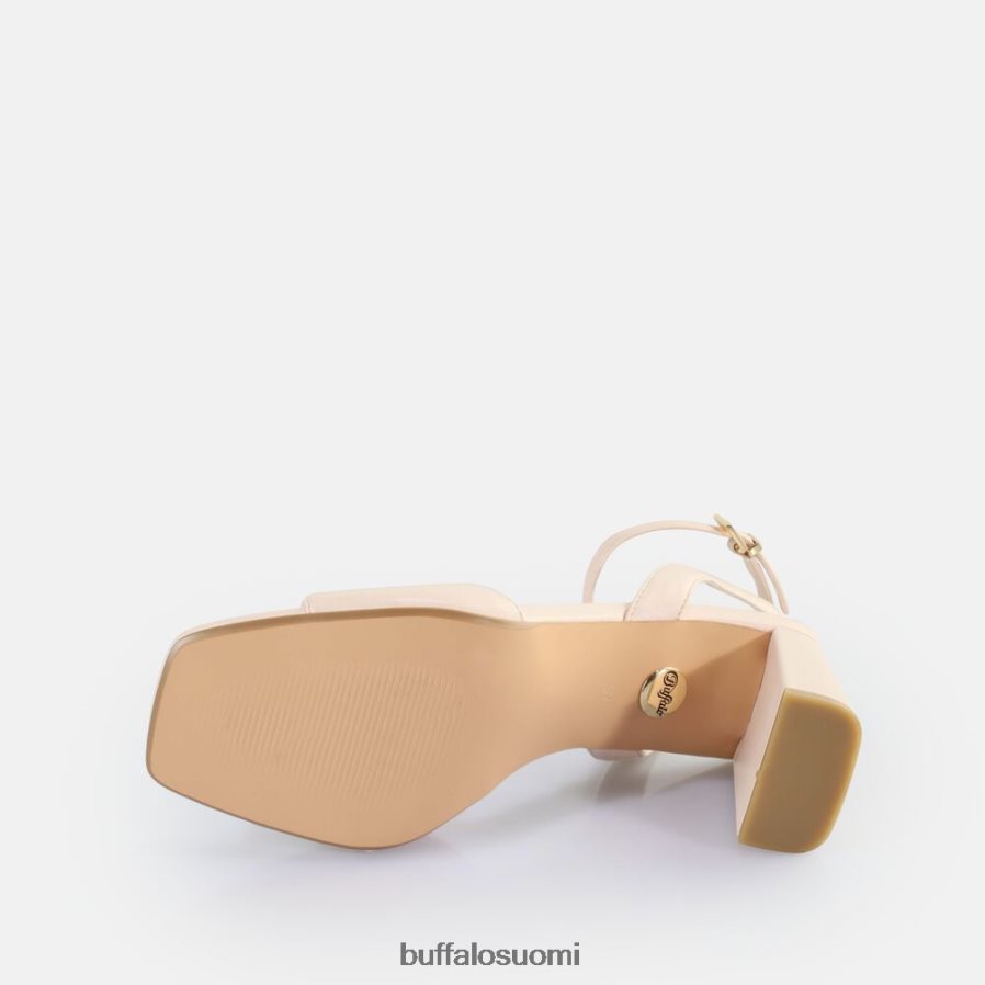 huhtikuu siistikorkoiset sandaalit vegaaniset DZ48H4247 helmi vaalea ruusu Buffalo |sandaalit
