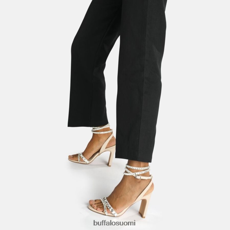 jean glam korkeakorkoiset sandaalit vegaani DZ48H4862 valkoinen Buffalo |sandaalit