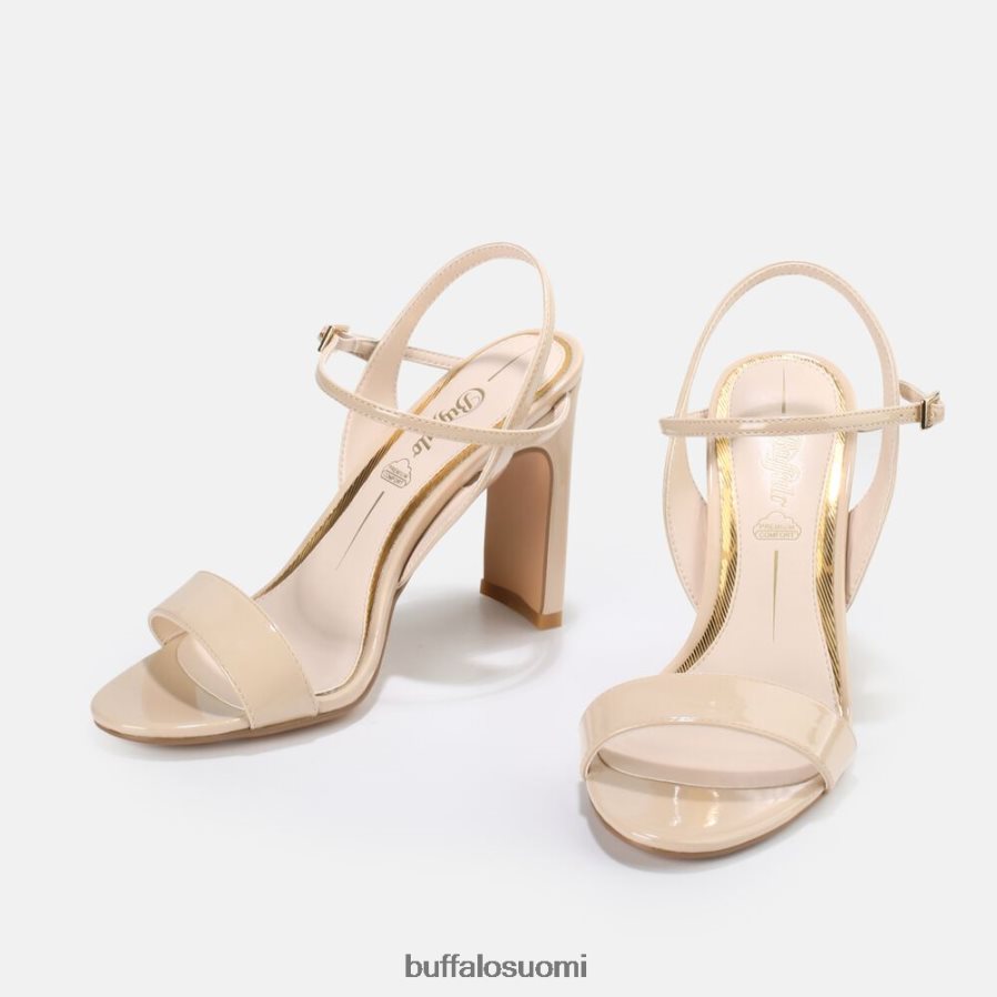 jean siisti korkeakorkoinen sandaali vegaani DZ48H435 beige Buffalo |sandaalit