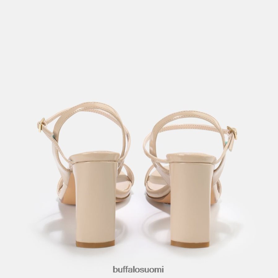 jean siisti korkeakorkoinen sandaali vegaani DZ48H435 beige Buffalo |sandaalit