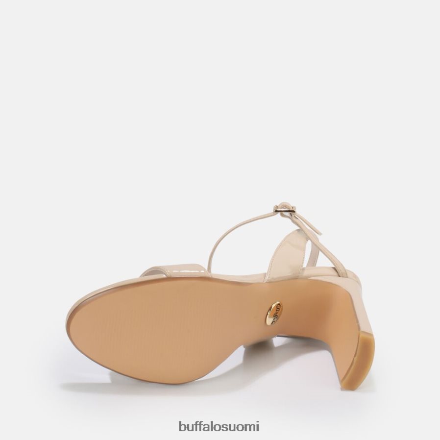 jean siisti korkeakorkoinen sandaali vegaani DZ48H435 beige Buffalo |sandaalit