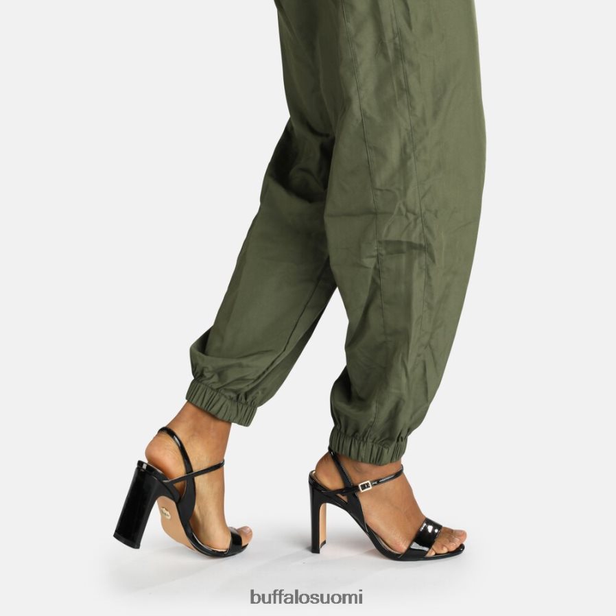 jean siisti korkeakorkoinen sandaali vegaani DZ48H436 musta Buffalo |sandaalit