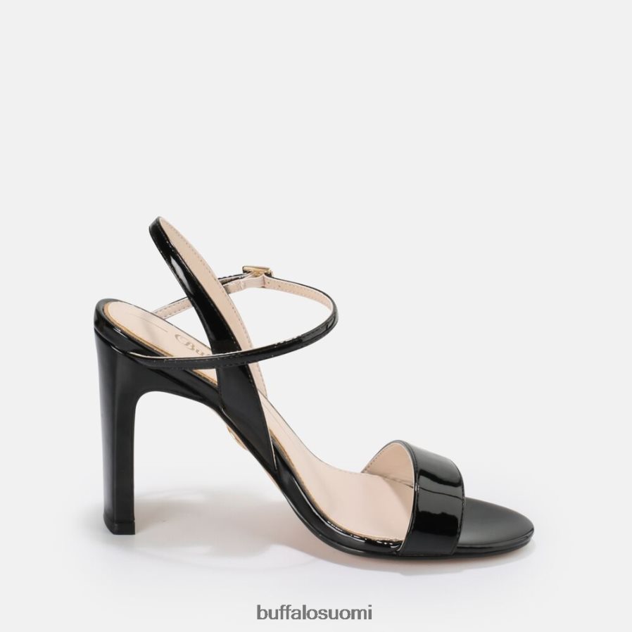 jean siisti korkeakorkoinen sandaali vegaani DZ48H436 musta Buffalo |sandaalit