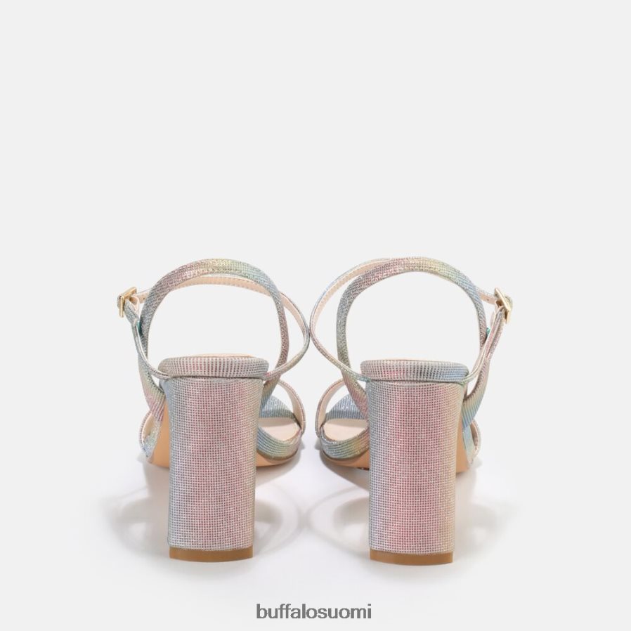 jean siisti korkeakorkoinen sandaali vegaani DZ48H437 monivärinen Buffalo |sandaalit