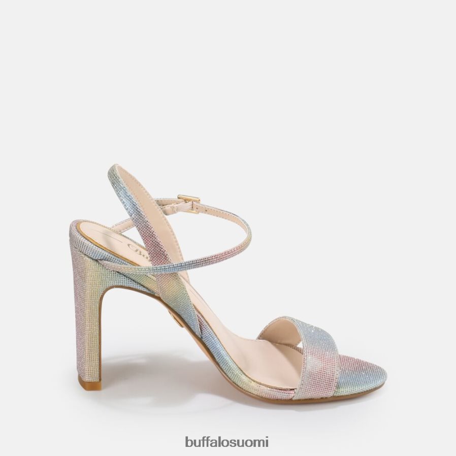 jean siisti korkeakorkoinen sandaali vegaani DZ48H437 monivärinen Buffalo |sandaalit