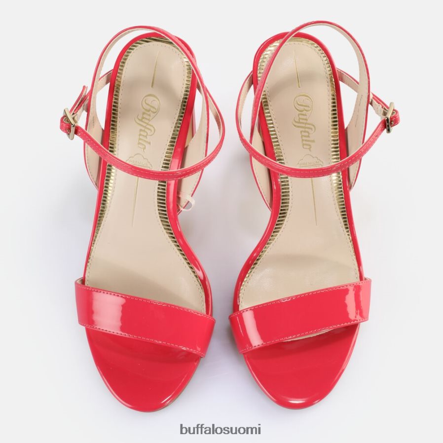 jean siistikorkoiset sandaalit vegaaniset DZ48H441 tumma pinkki Buffalo |sandaalit