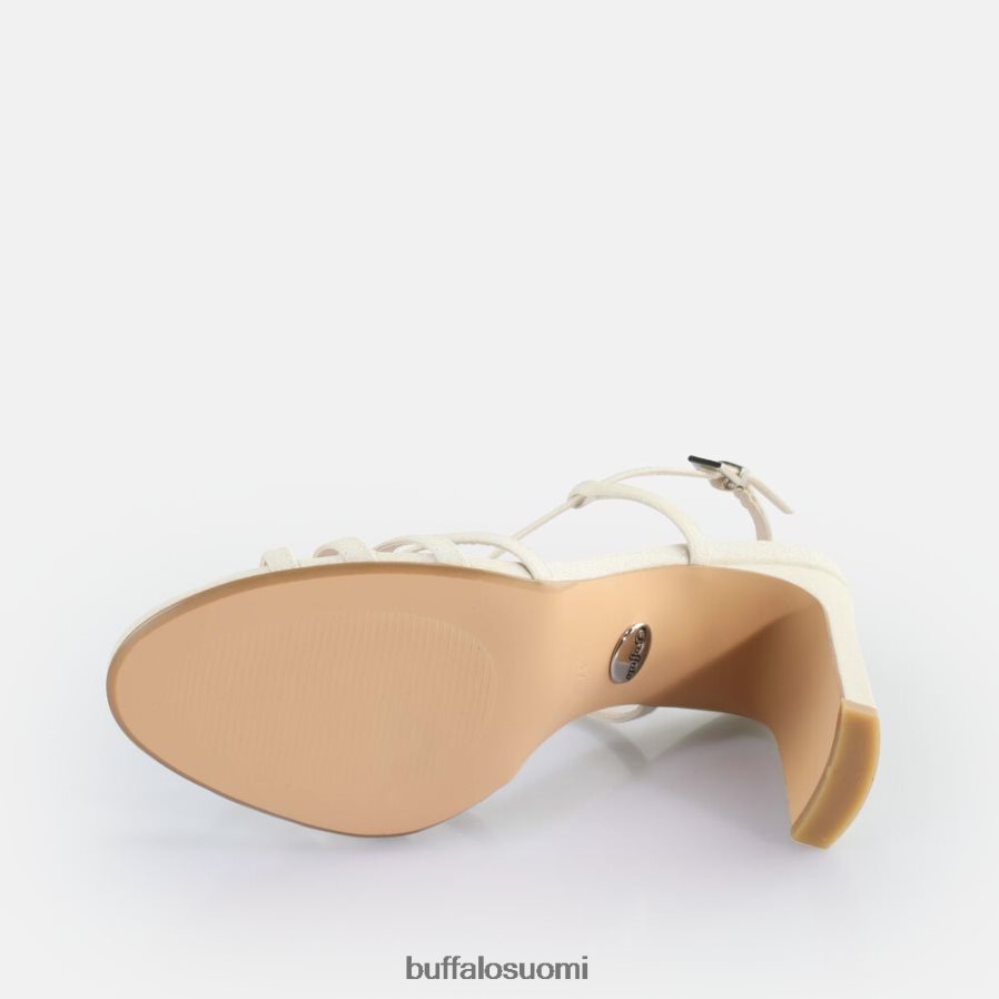 jean vamp korkokengät vegaaniset sandaalit DZ48H4605 valkoinen Buffalo |sandaalit