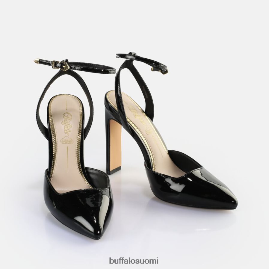 jolie vamp korkokengät vegaaniset sandaalit DZ48H4331 musta Buffalo |sandaalit