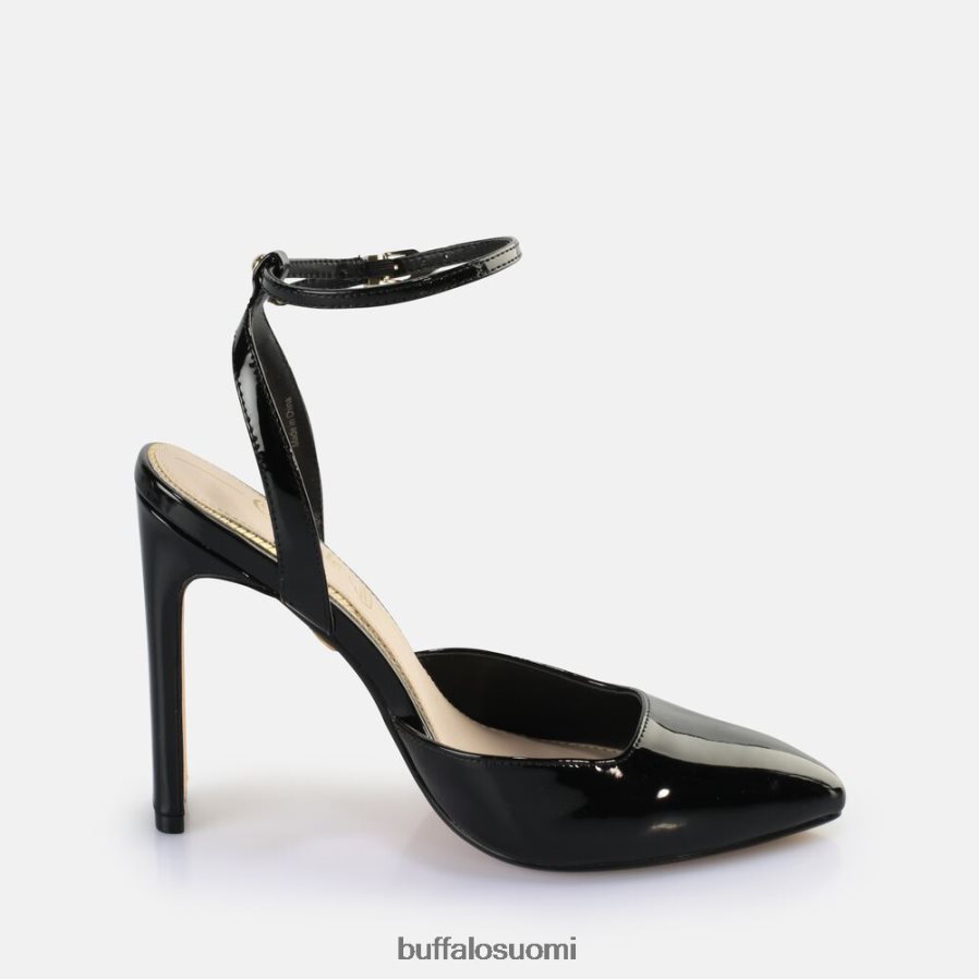 jolie vamp korkokengät vegaaniset sandaalit DZ48H4331 musta Buffalo |sandaalit
