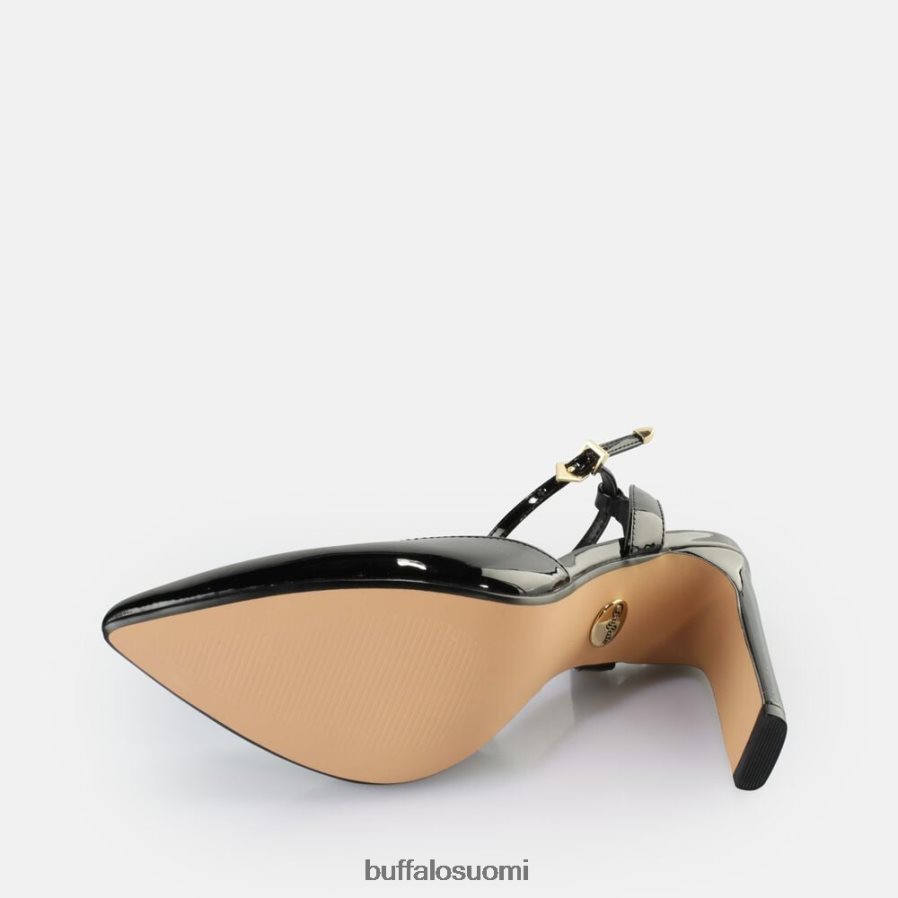 jolie vamp korkokengät vegaaniset sandaalit DZ48H4331 musta Buffalo |sandaalit