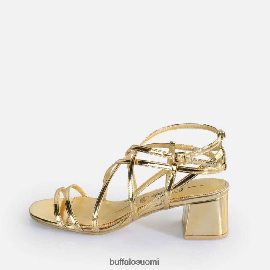 lilly cage korkokengät vegaaniset sandaalit DZ48H4290 kulta Buffalo |sandaalit