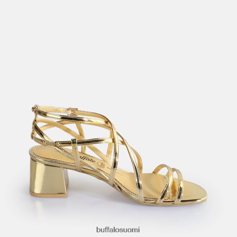 lilly cage korkokengät vegaaniset sandaalit DZ48H4290 kulta Buffalo |sandaalit