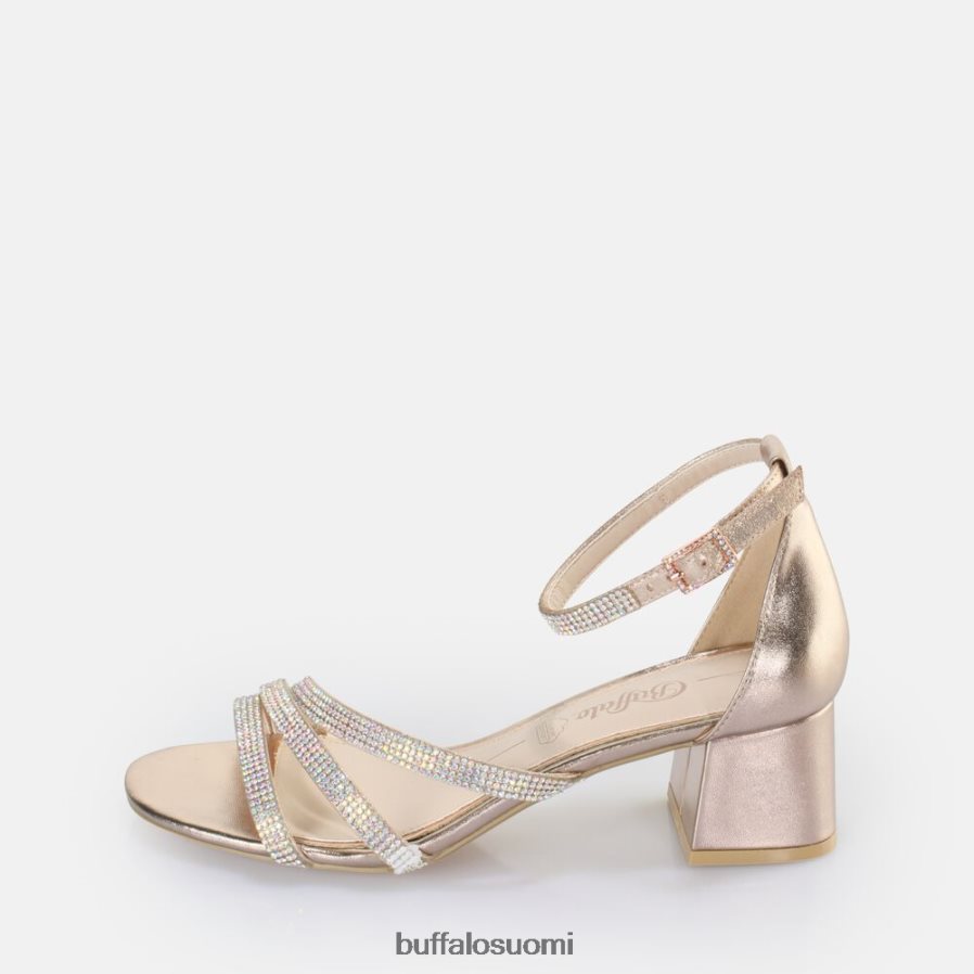 lilly glam korkokengät sandaali vegaani DZ48H427 ruusukulta Buffalo |sandaalit