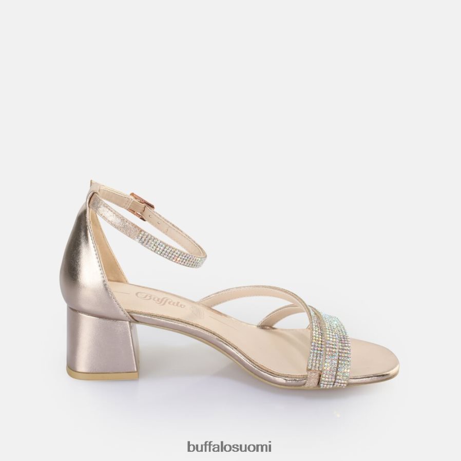 lilly glam korkokengät sandaali vegaani DZ48H427 ruusukulta Buffalo |sandaalit