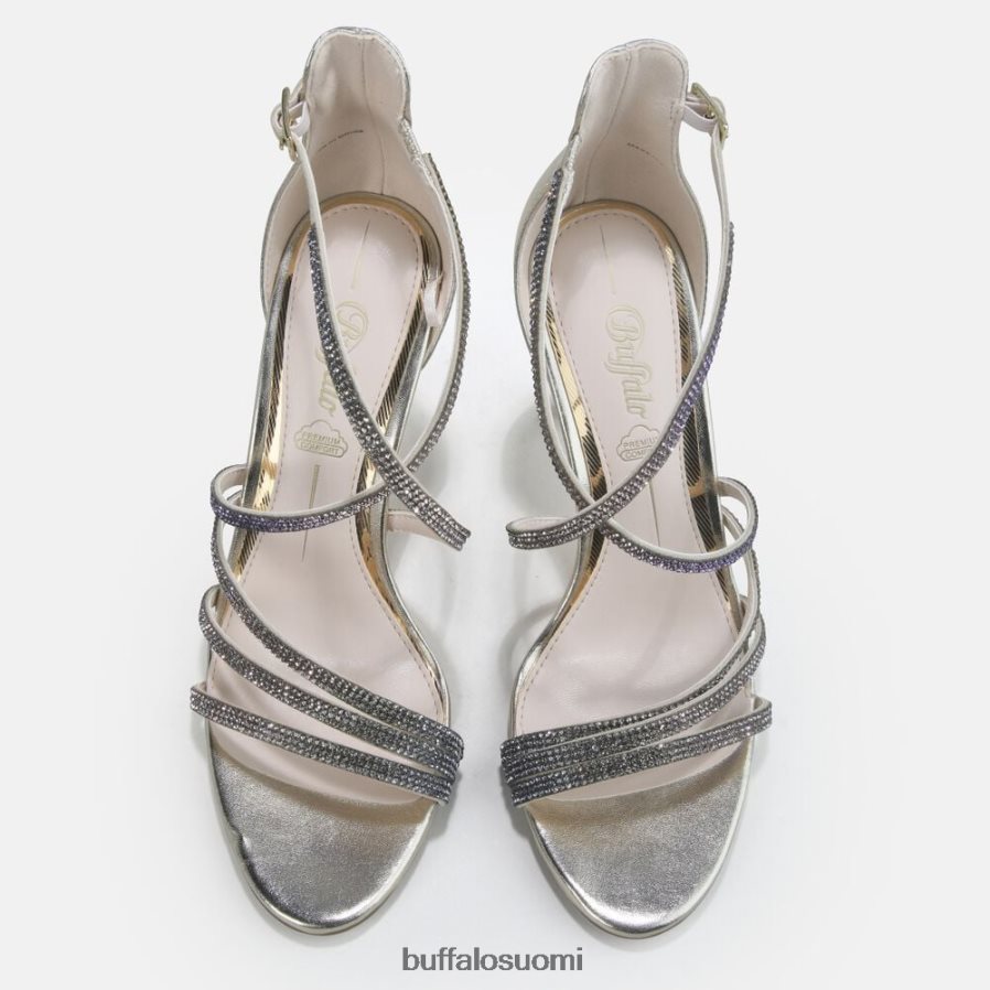 makai 2-korkoiset sandaalit, vegaani DZ48H4491 monivärinen Buffalo |sandaalit