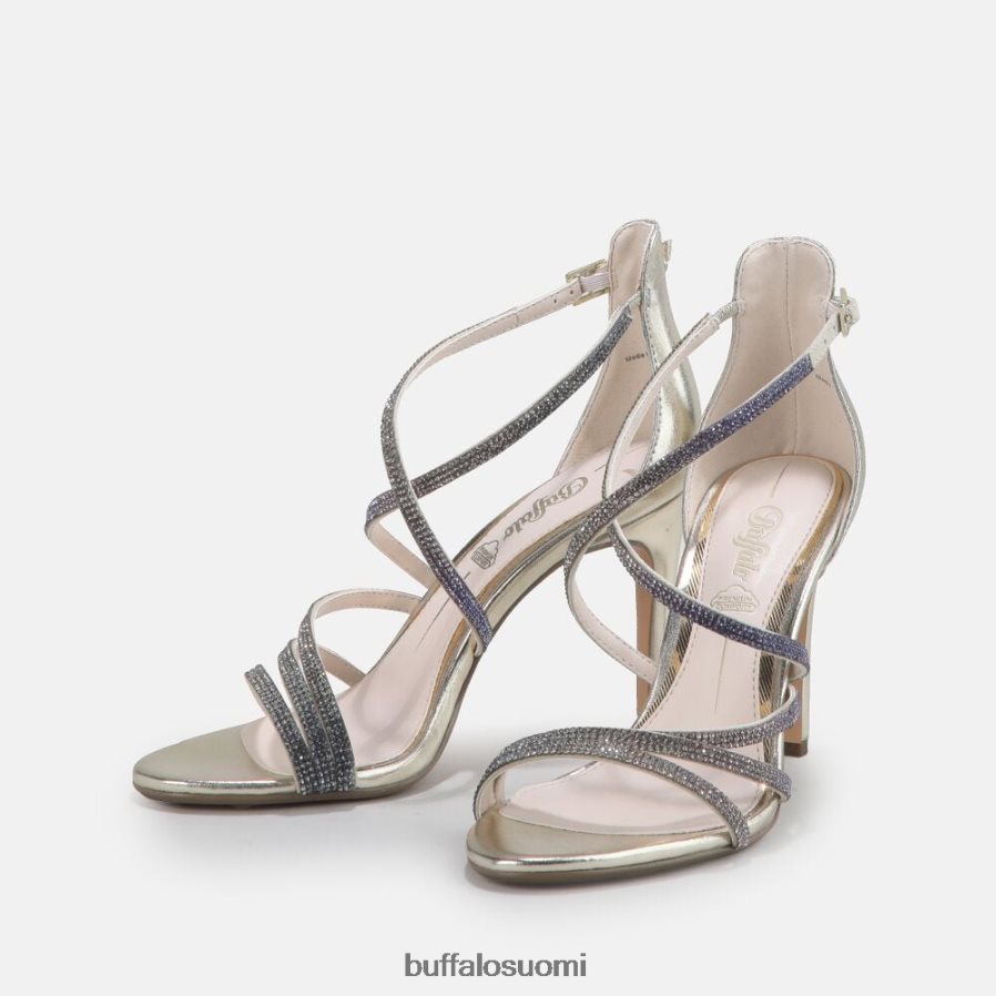 makai 2-korkoiset sandaalit, vegaani DZ48H4491 monivärinen Buffalo |sandaalit