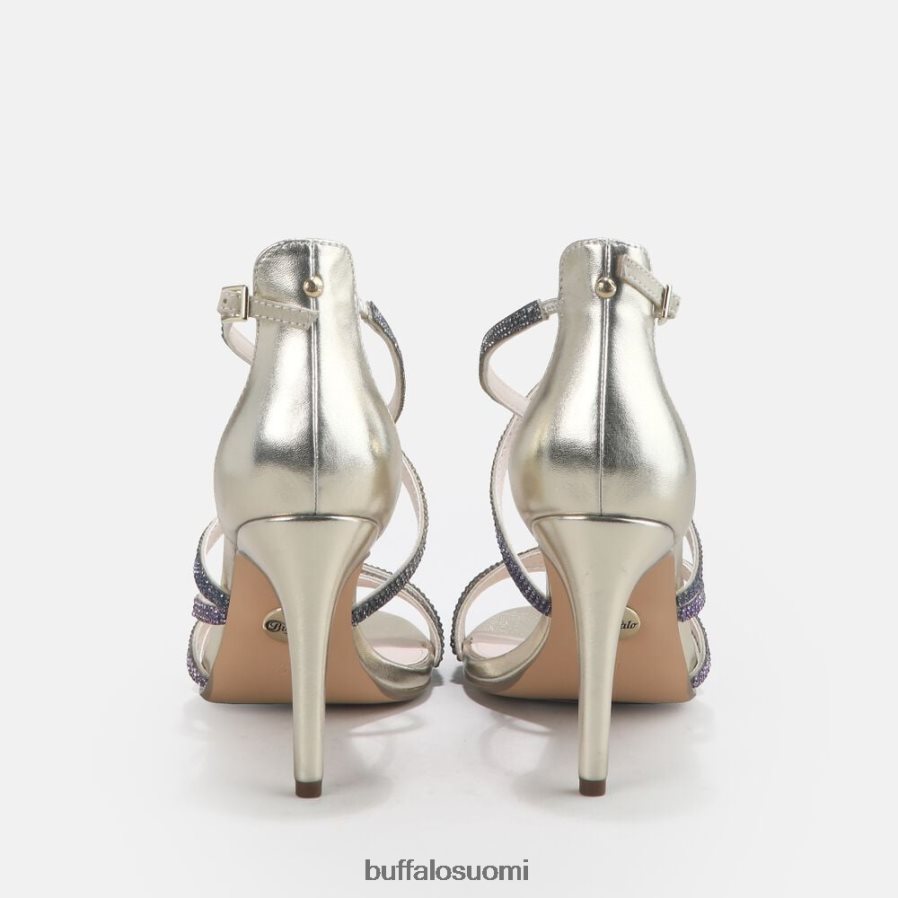 makai 2-korkoiset sandaalit, vegaani DZ48H4491 monivärinen Buffalo |sandaalit